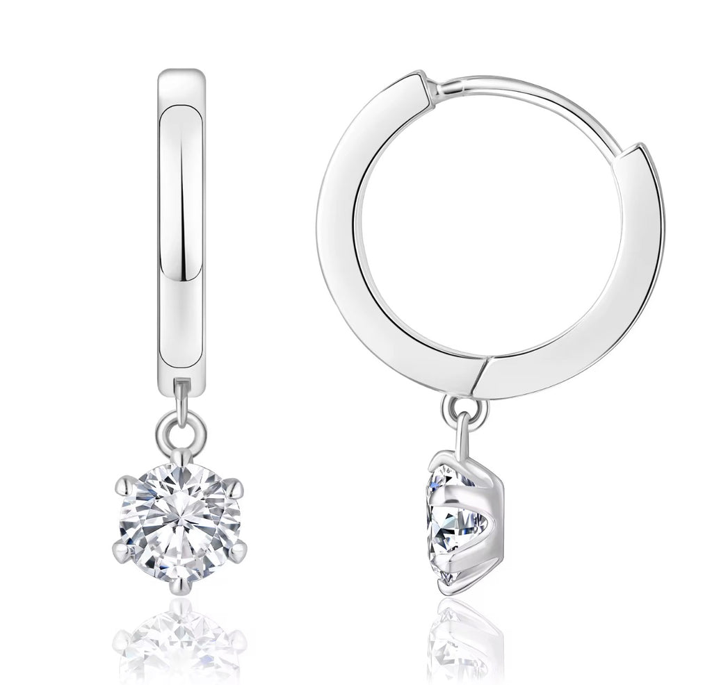 925 Sterling Silver dangling earrings
