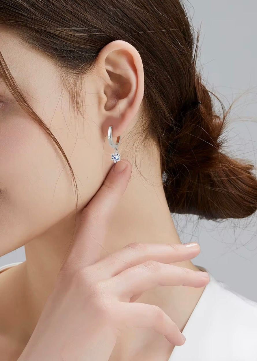 925 Sterling Silver dangling earrings