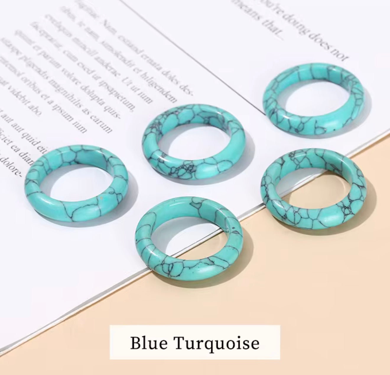Blue Turquoise Ring