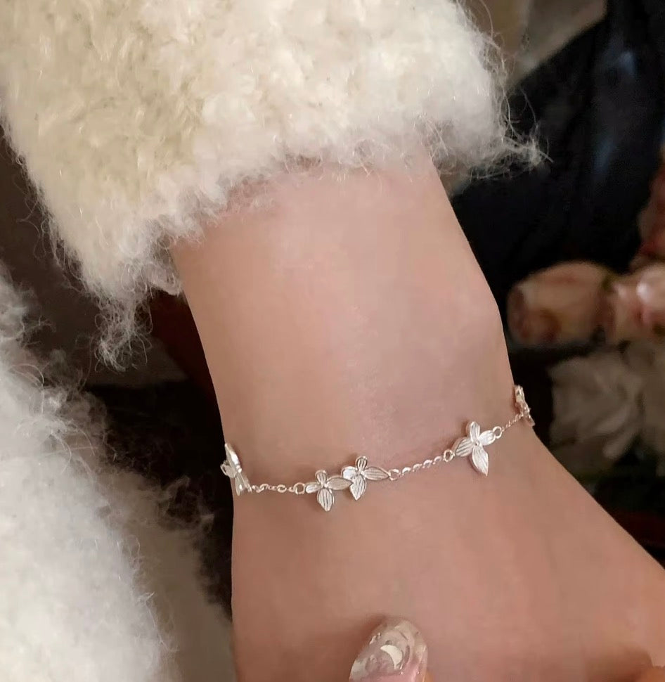 925 Sterling Silver Butterfly Bracelet