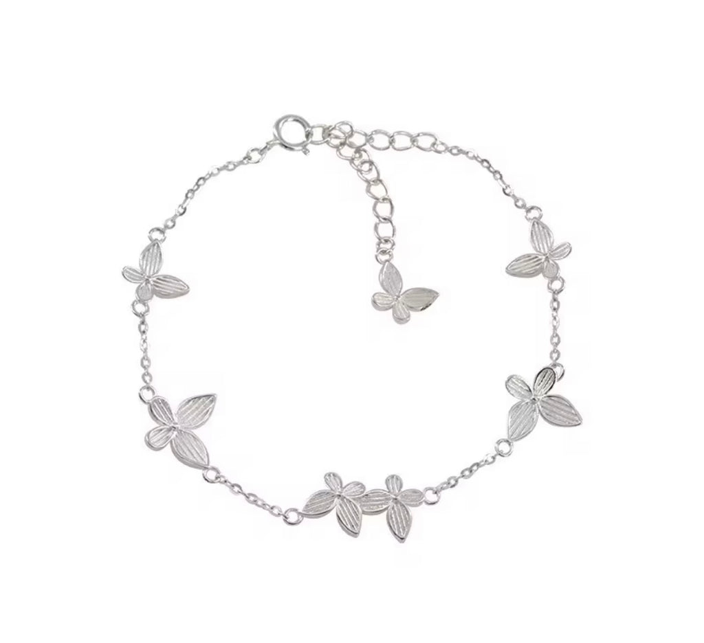 925 Sterling Silver Butterfly Bracelet