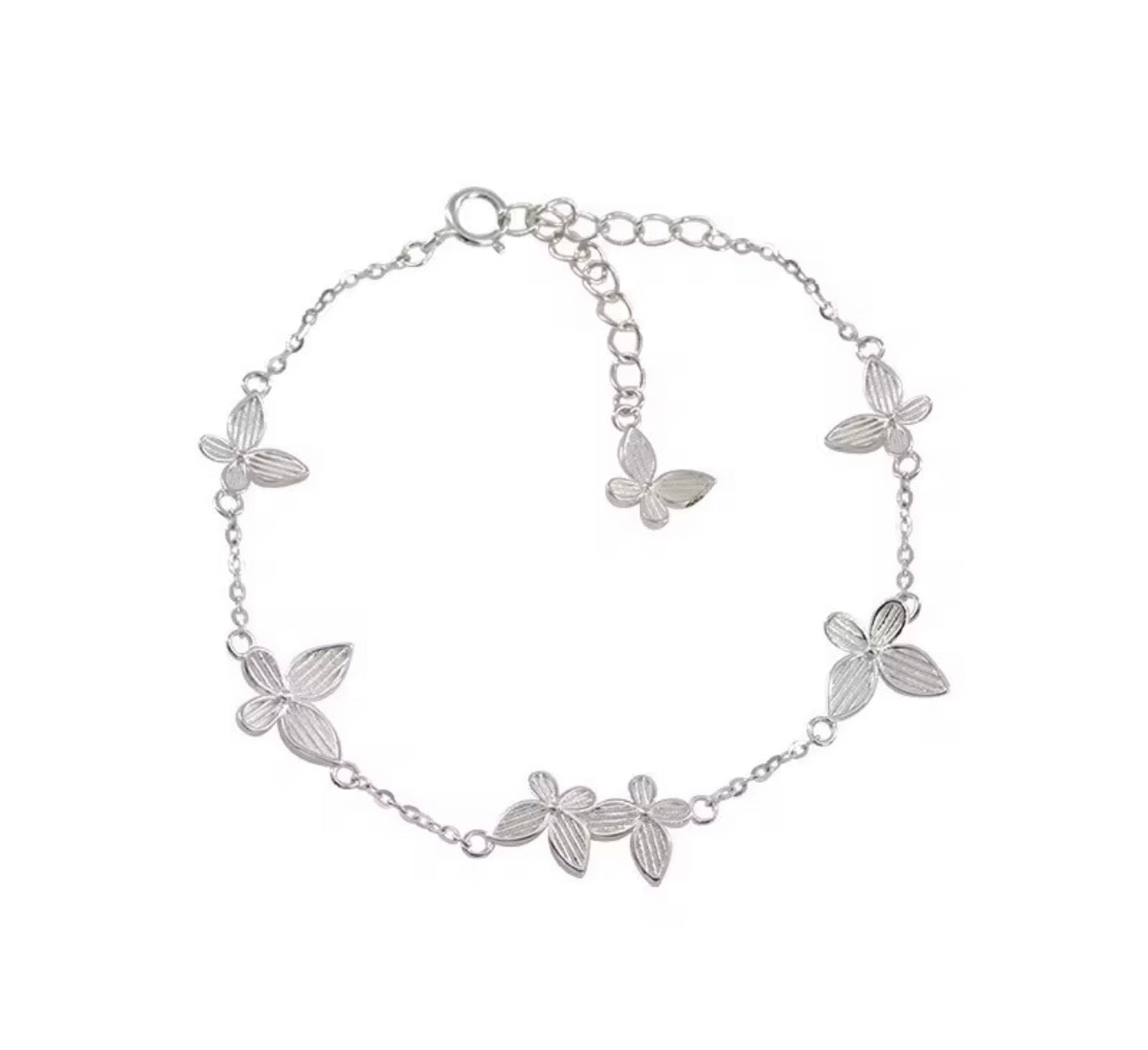 925 Sterling Silver Butterfly Bracelet