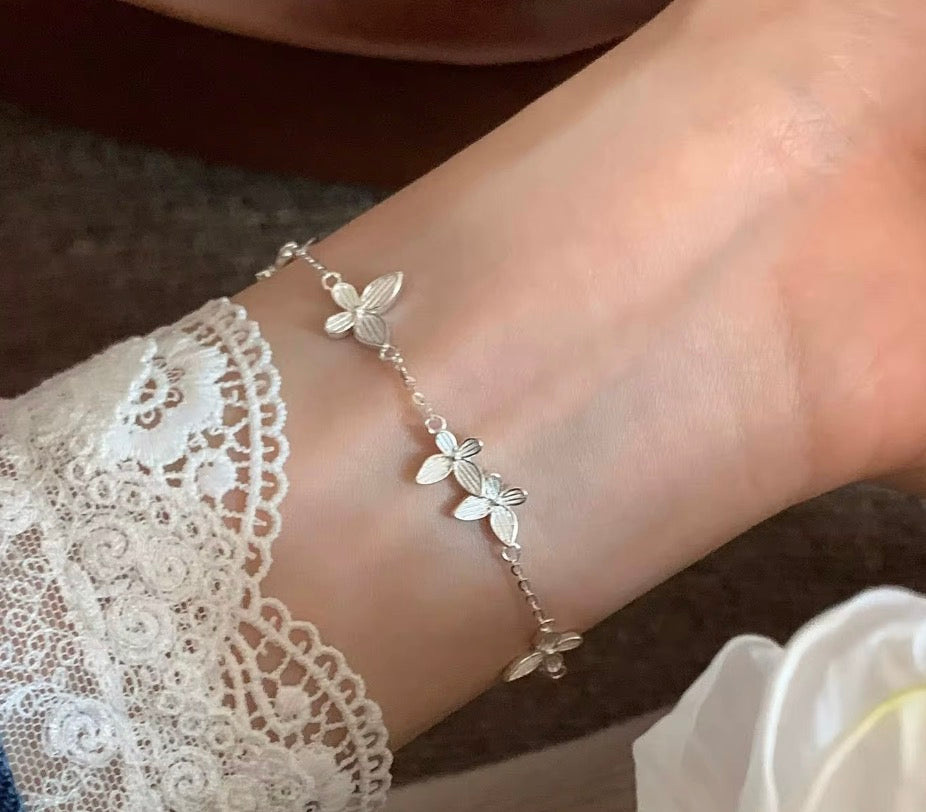 925 Sterling Silver Butterfly Bracelet
